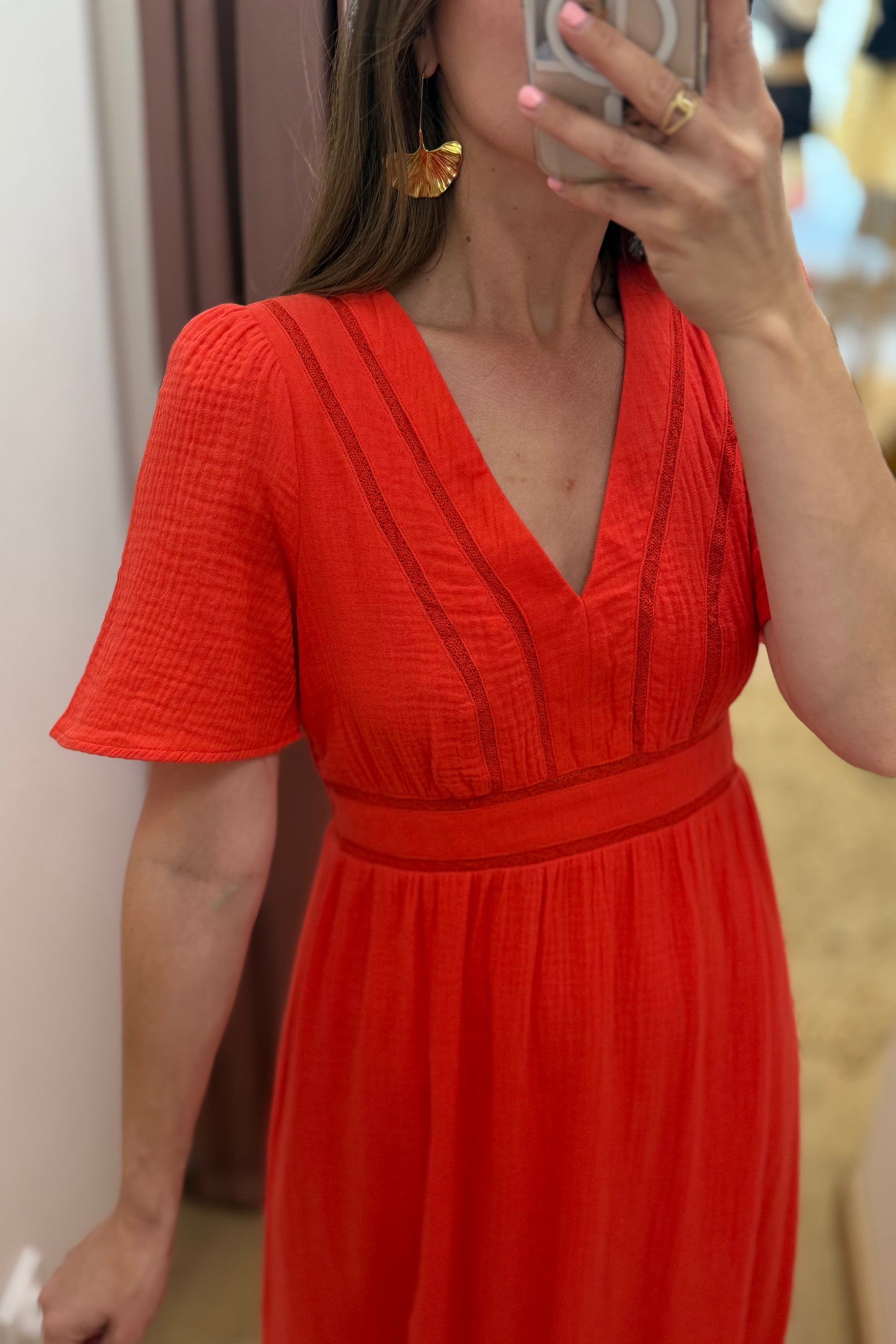 Robe Alice corail