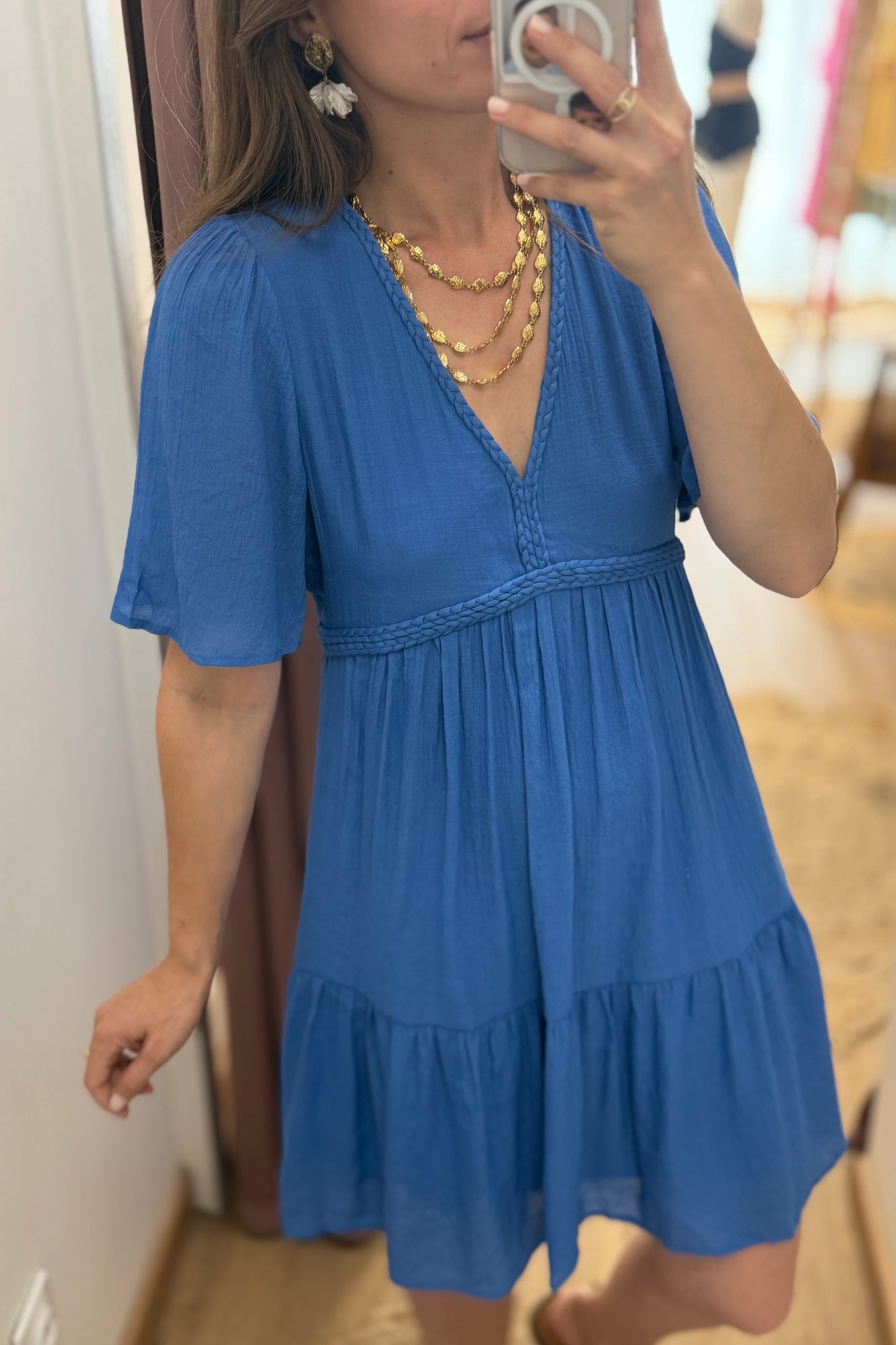 Robe Coralie bleu