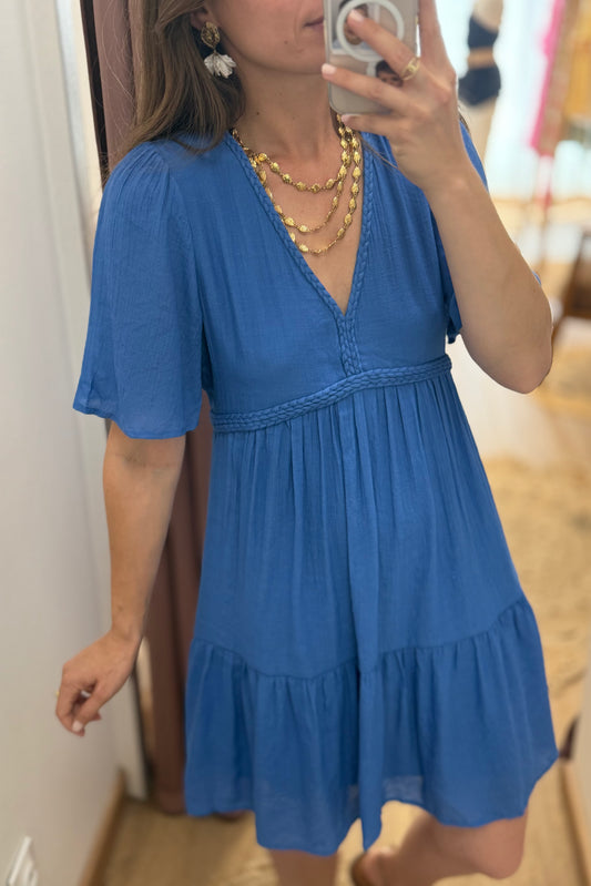 Robe Coralie bleu