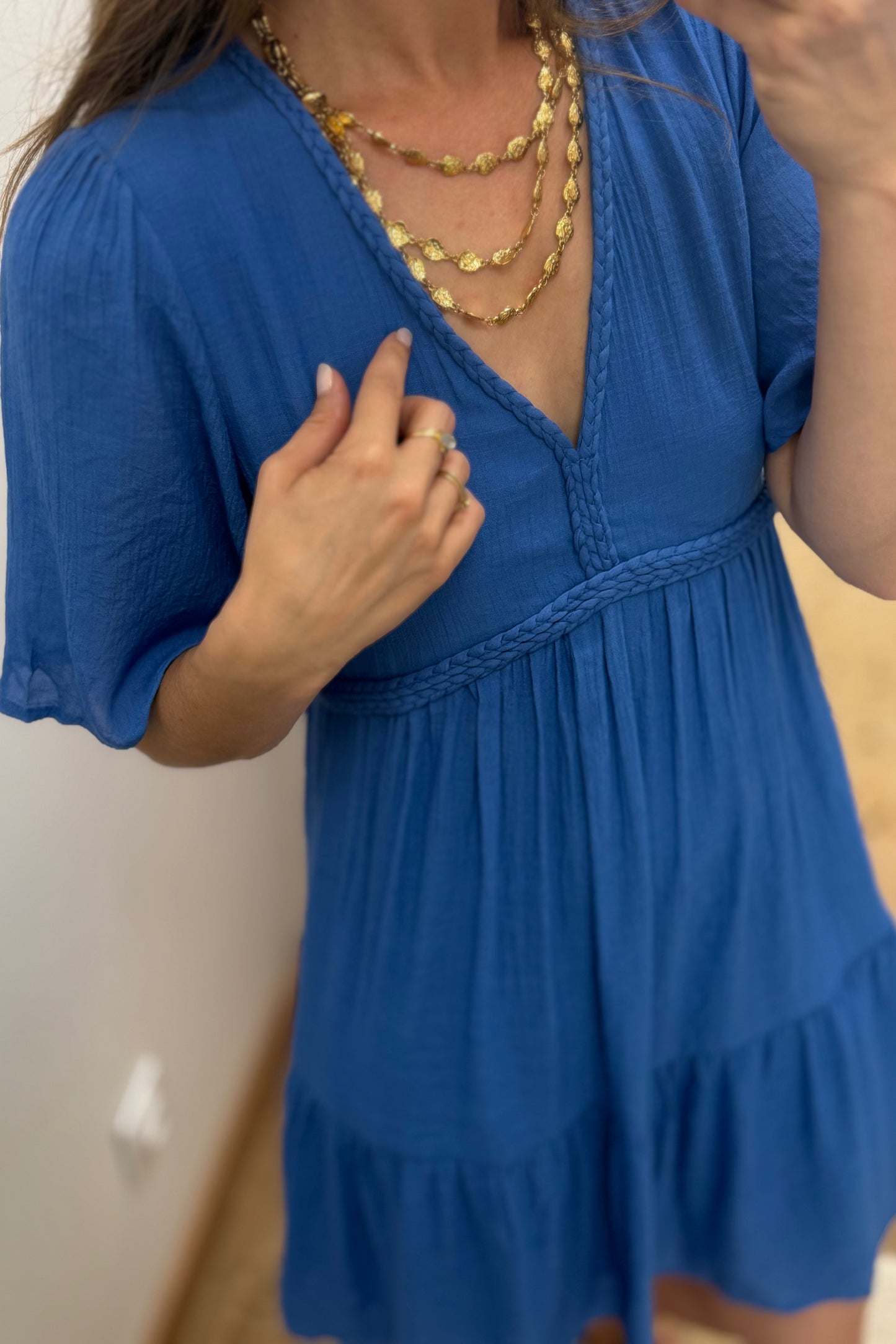 Robe Coralie bleu
