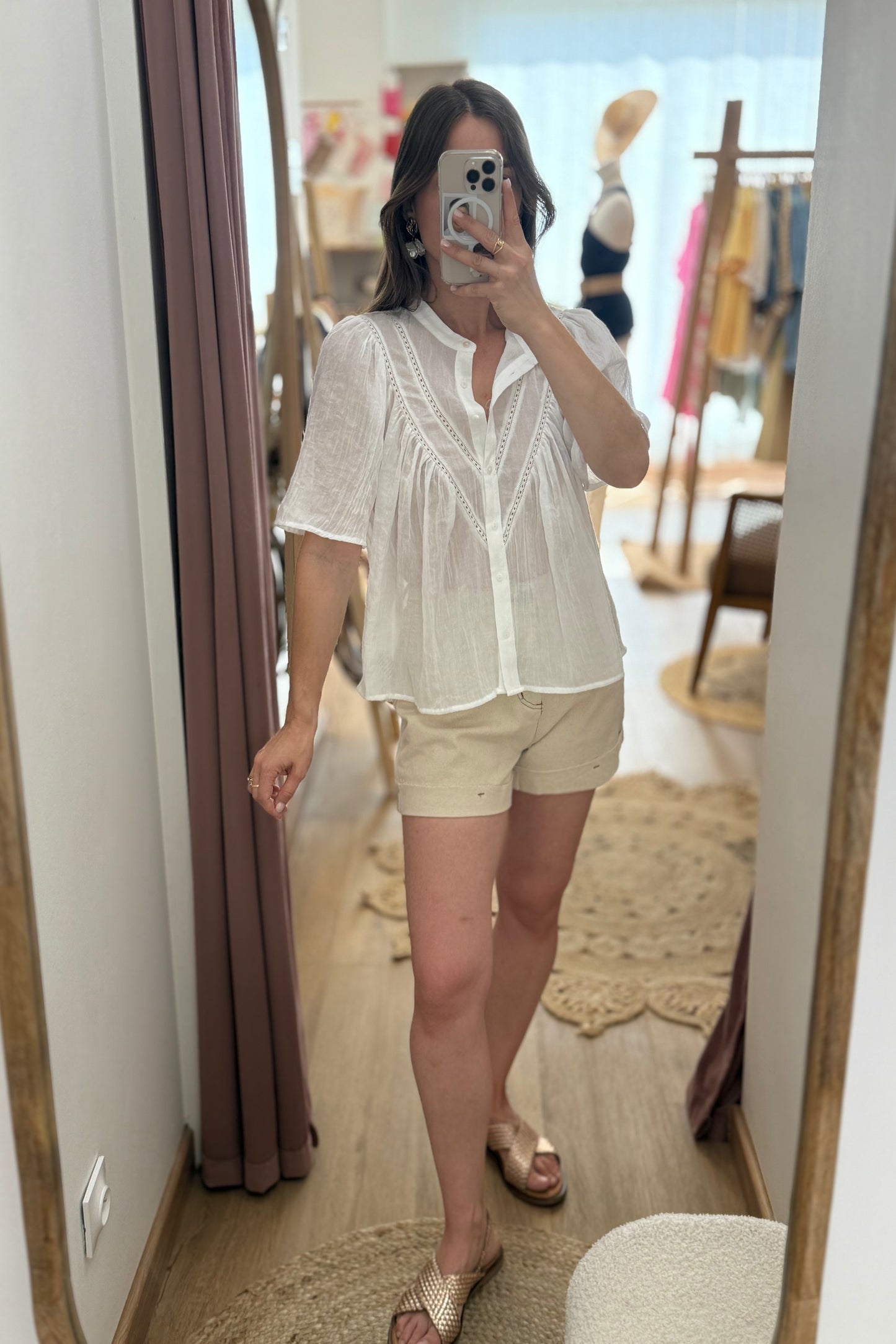 Blouse Anissa blanche