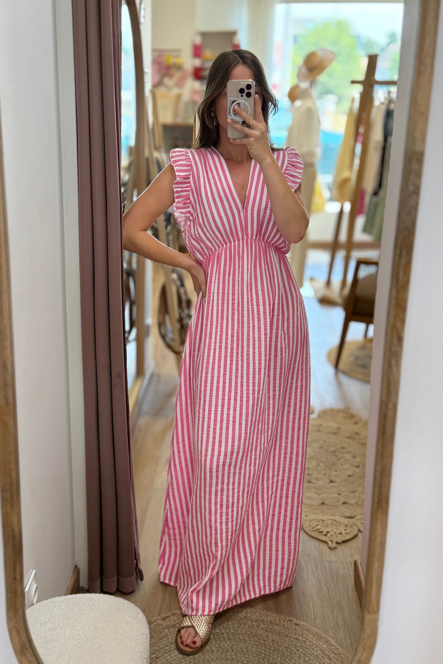 Robe Lila rose