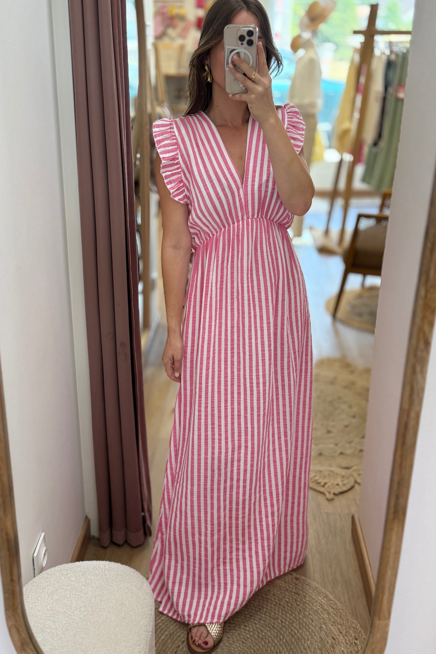 Robe Lila rose