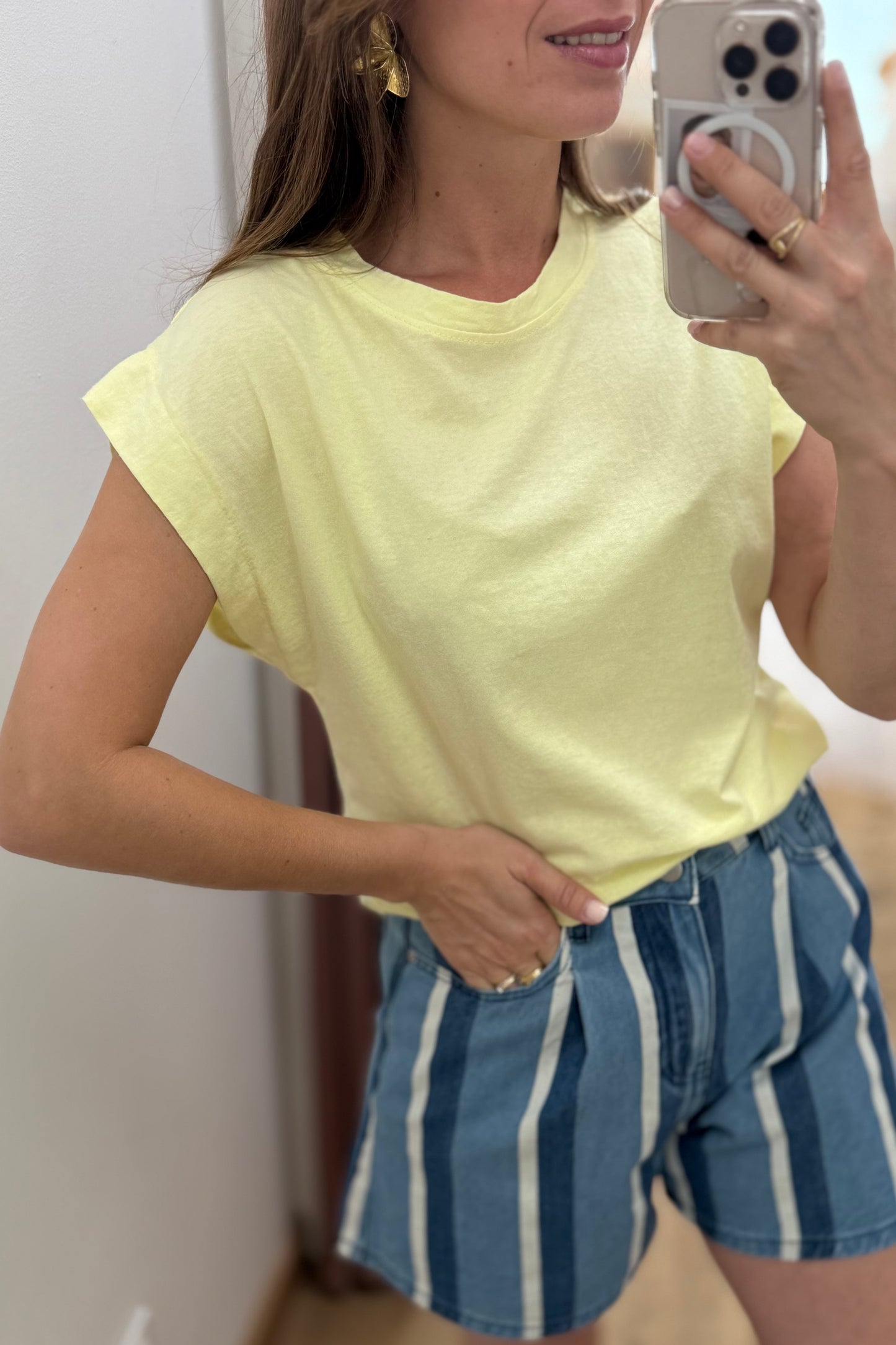 T-shirt Tilio jaune