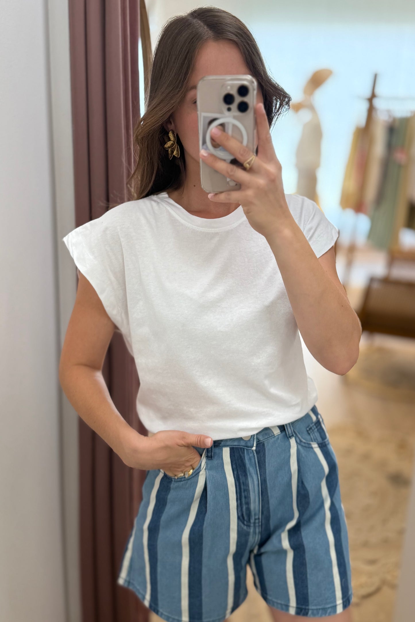 T-shirt Tilio blanc