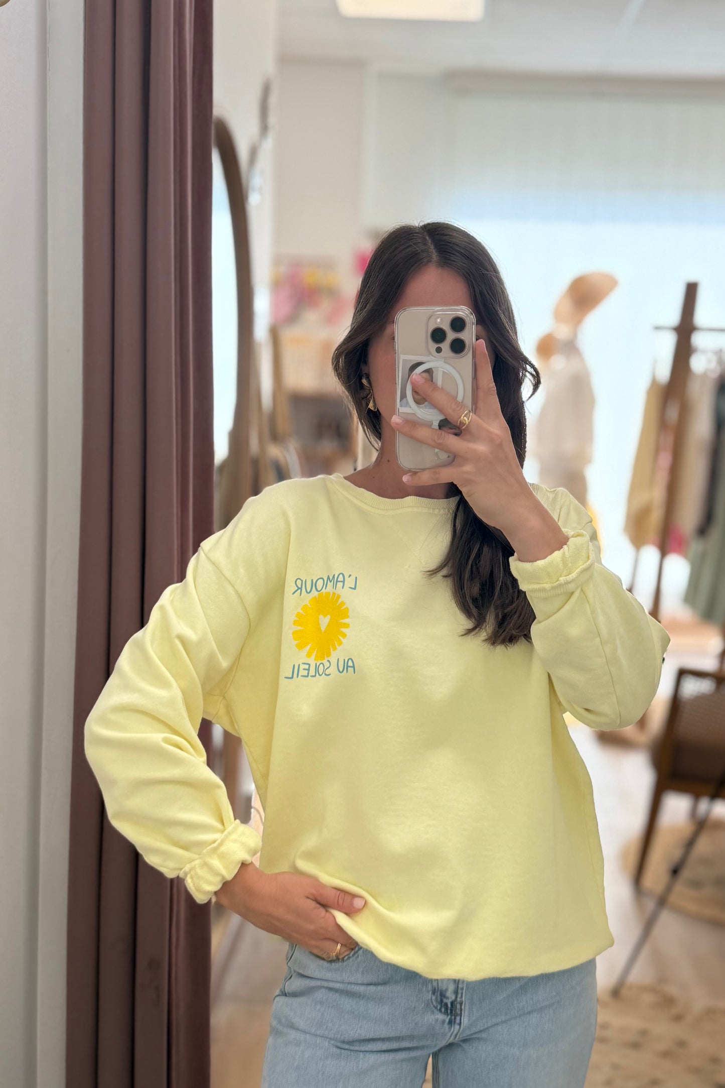Sweat Camill jaune