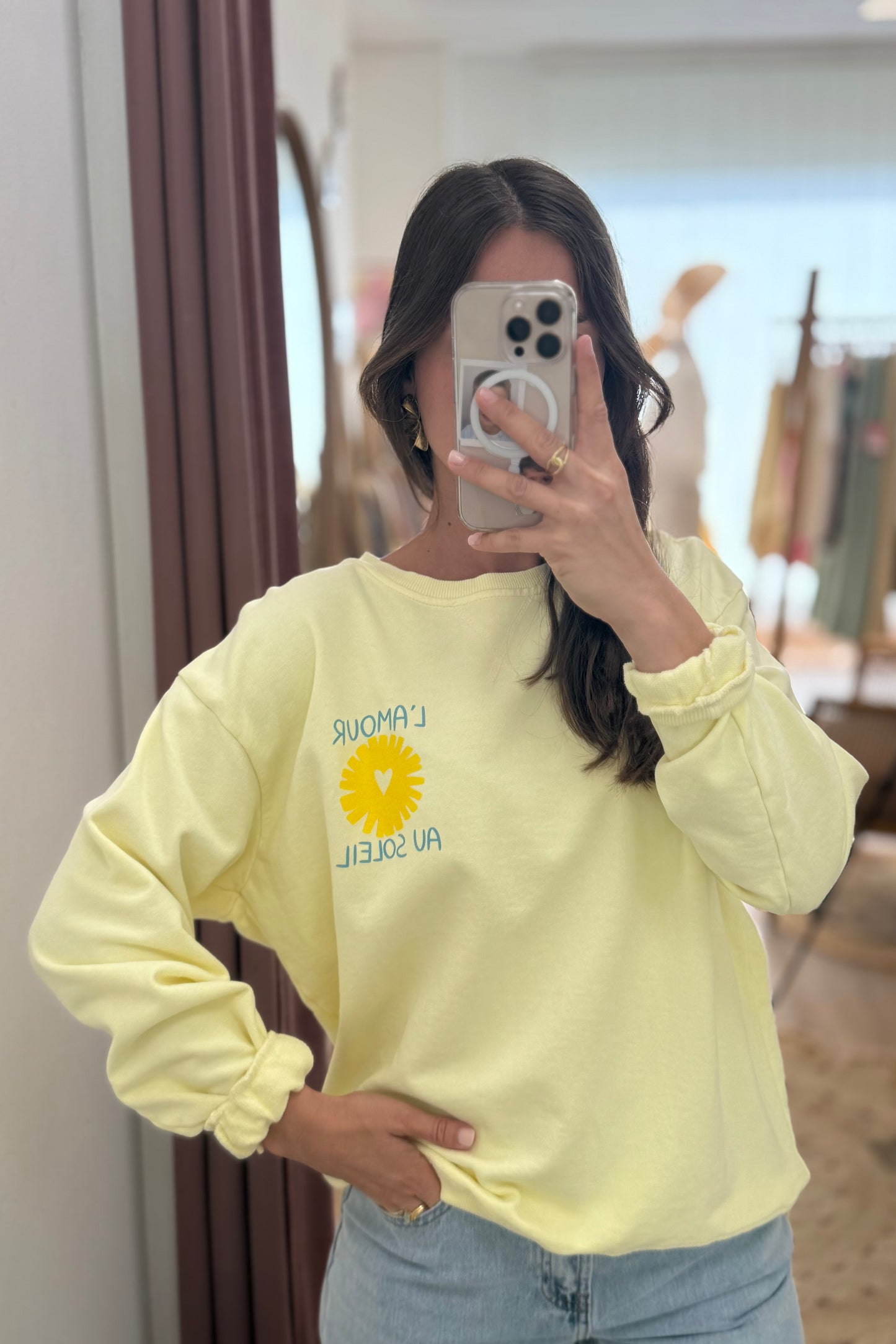 Sweat Camill jaune