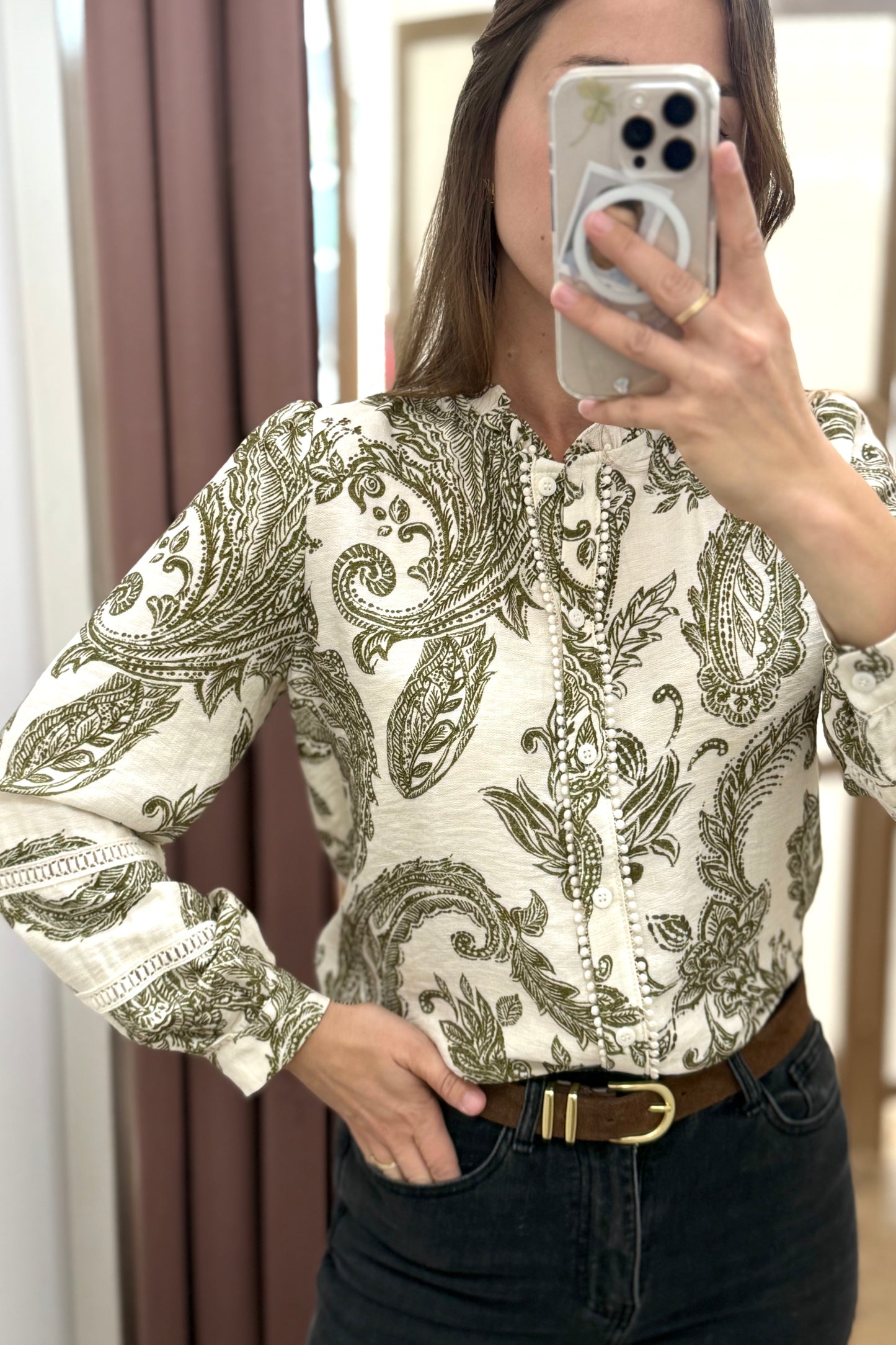 Blouse Joyce kaki