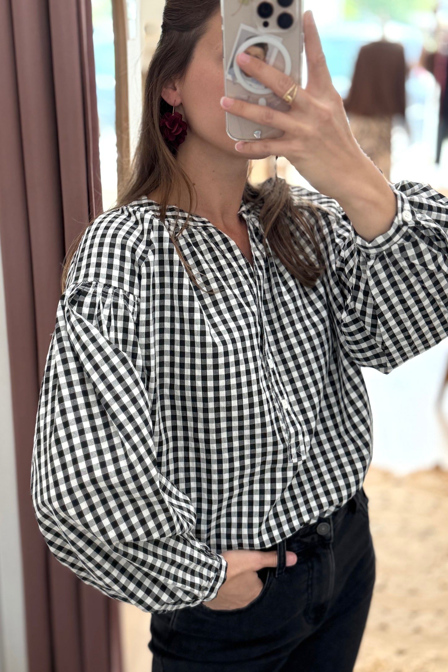 Blouse Alma noire