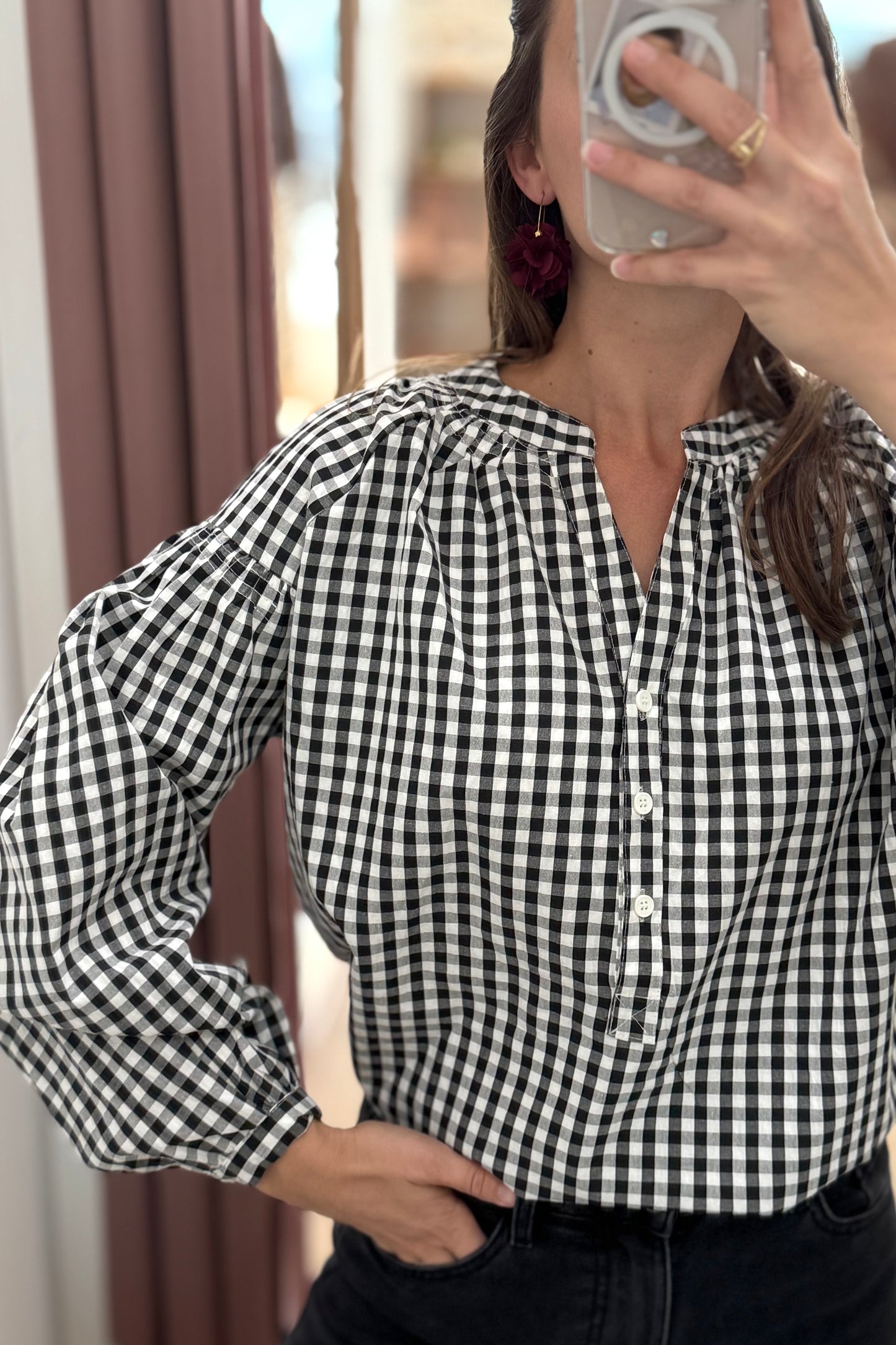 Blouse Alma noire