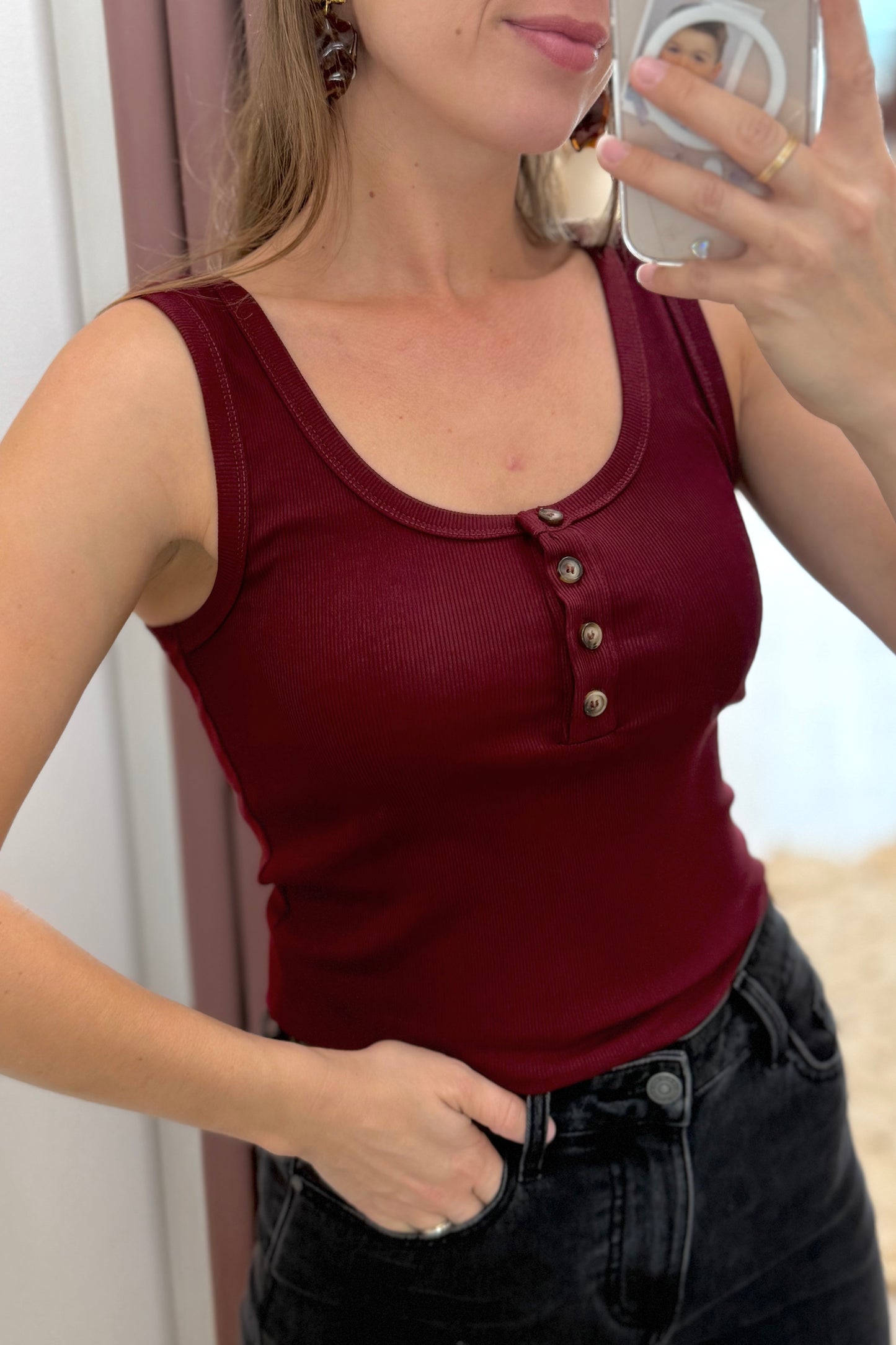 Top Tylio bordeaux