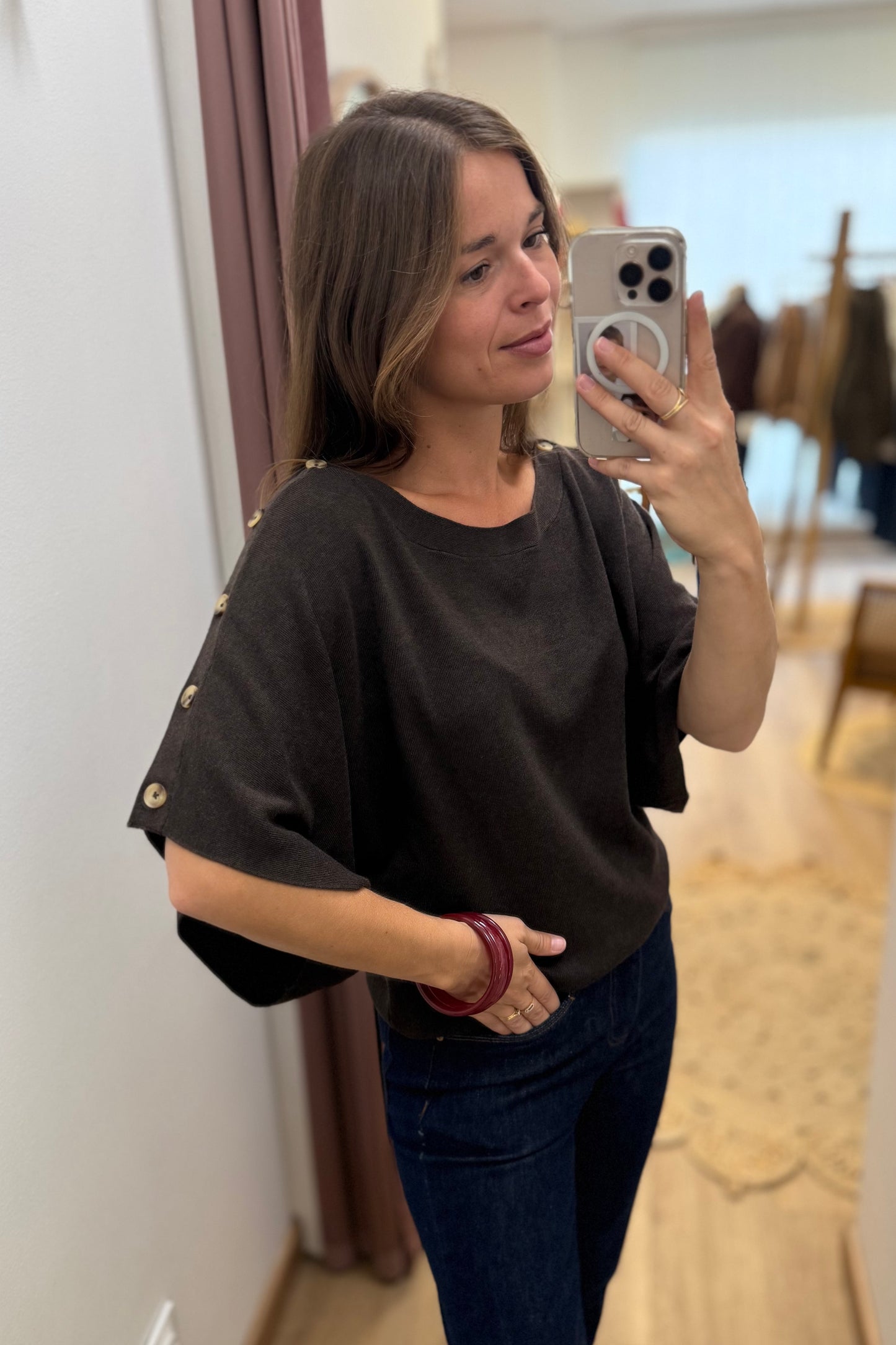 Pull Adrian chocolat