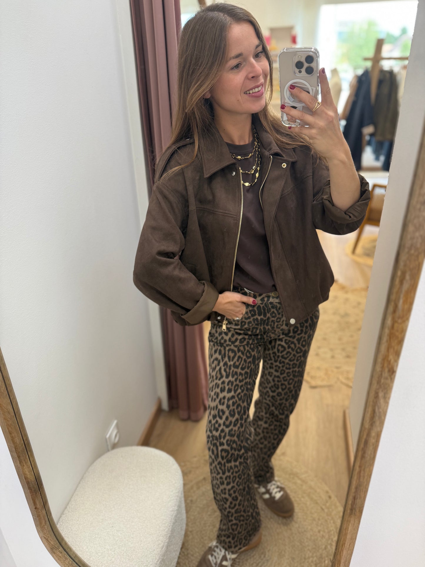 Veste Lisa marron