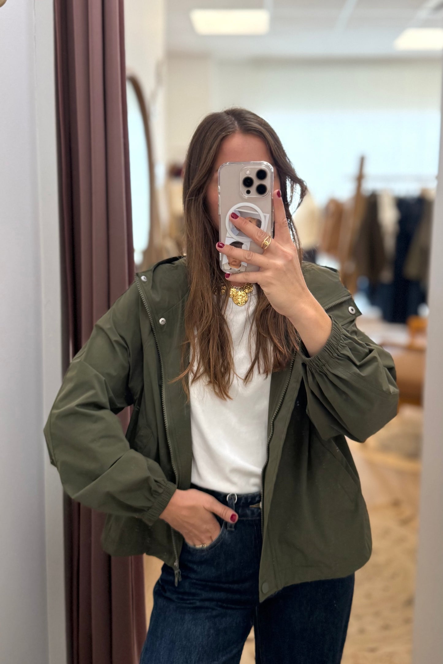 Imperméable Félix kaki