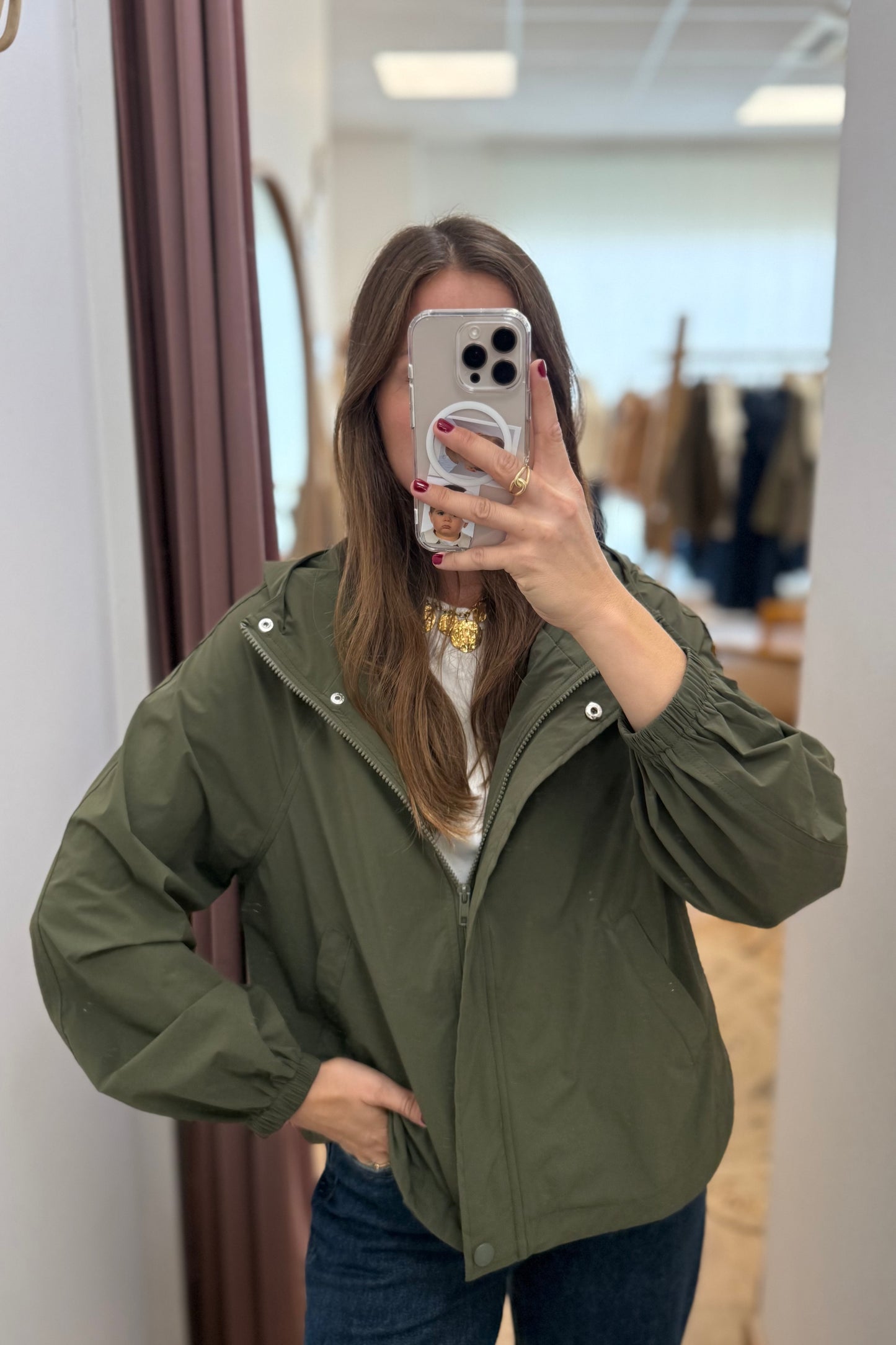 Imperméable Félix kaki