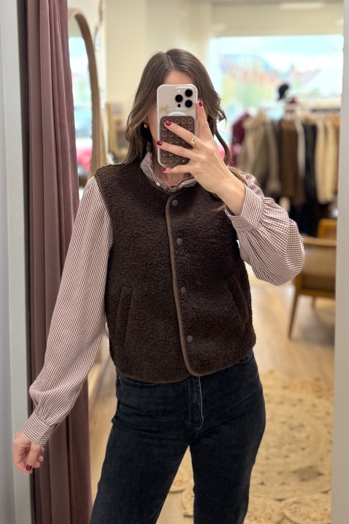 Gilet Corentin choco foncé