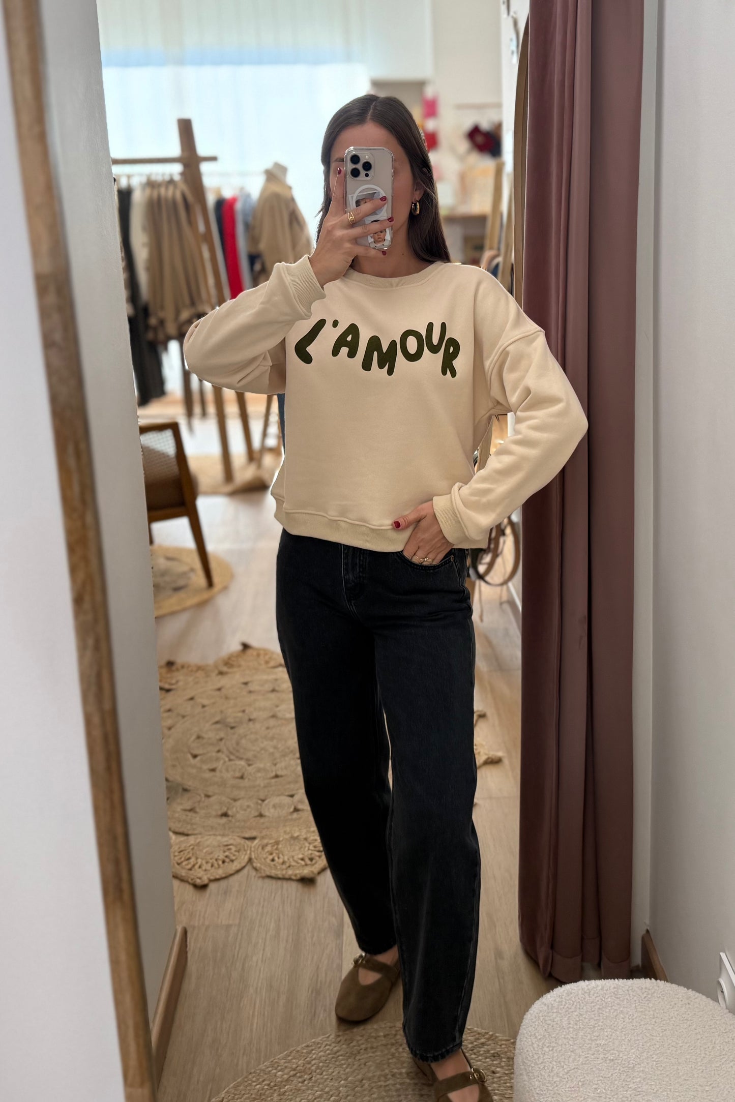 Sweat Alexandre beige