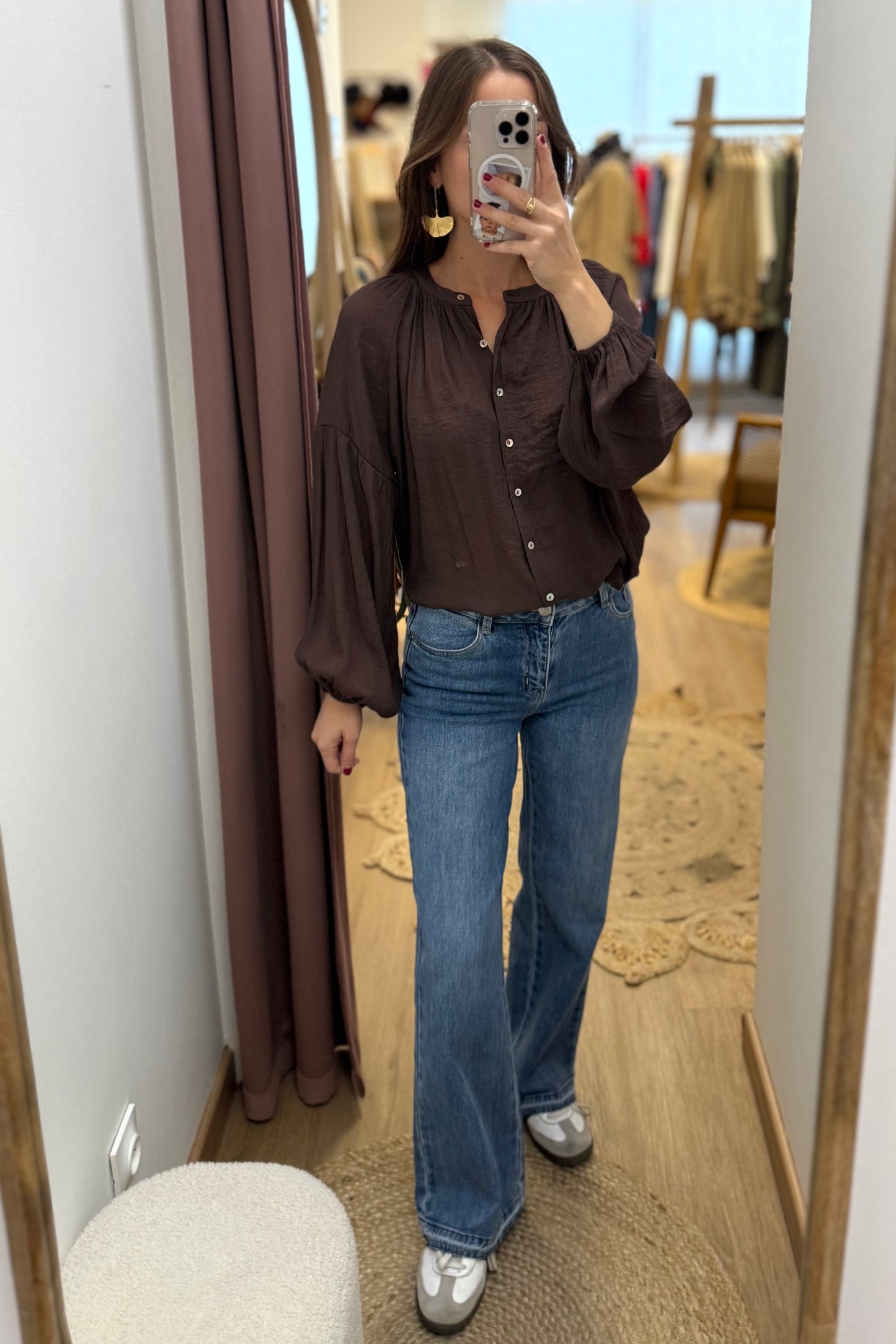 Blouse Alma choco