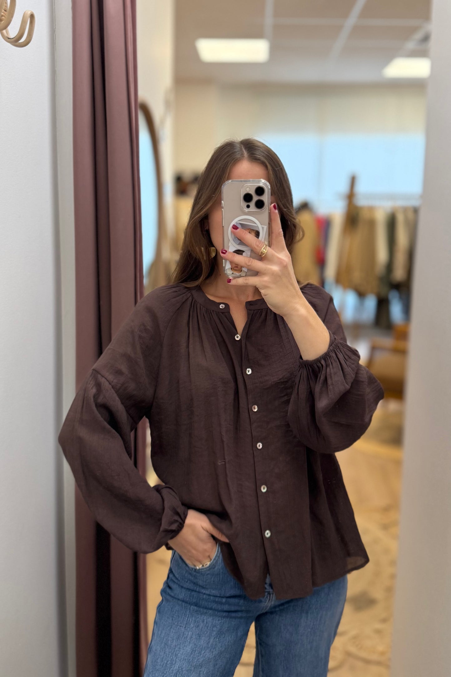Blouse Alma choco
