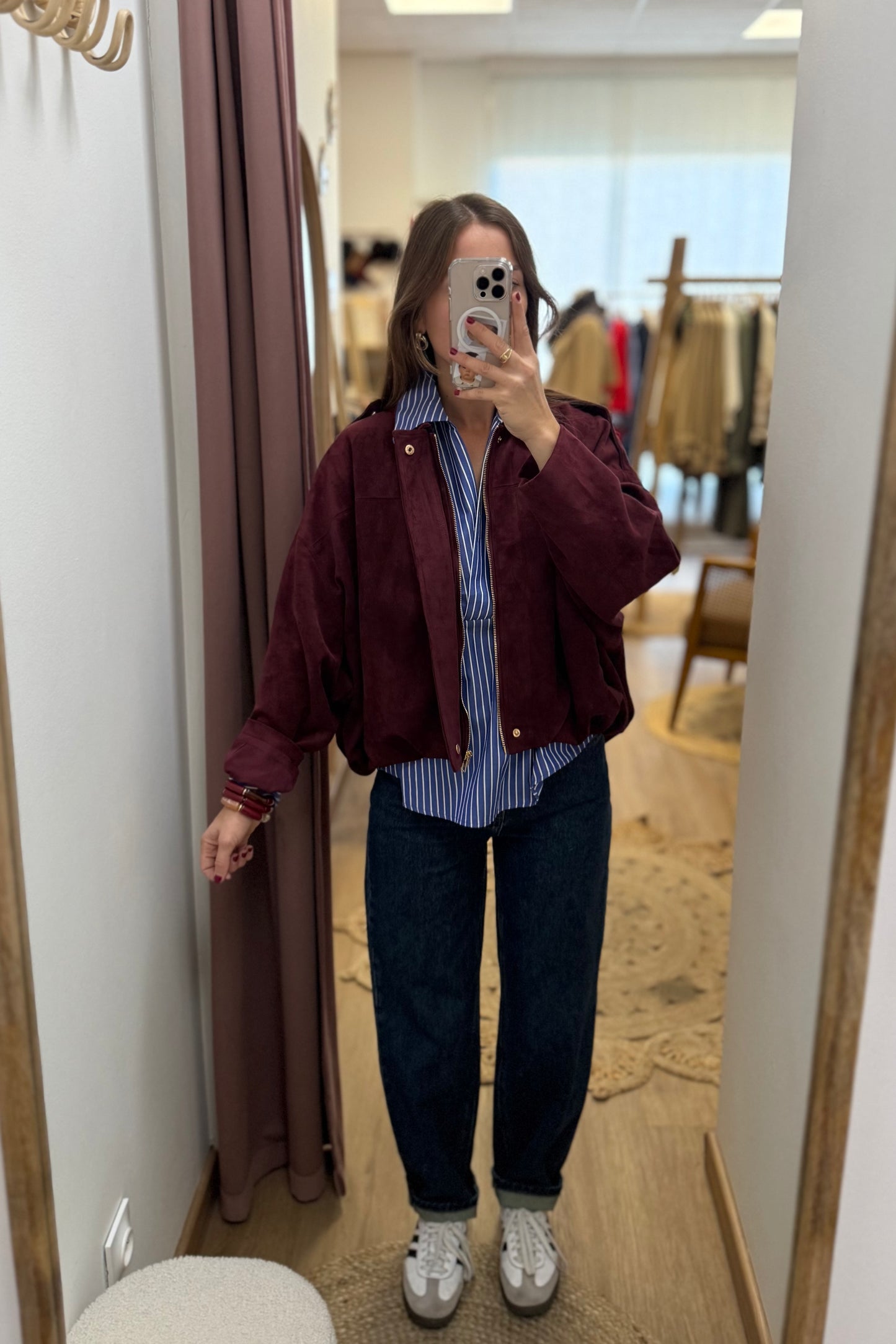 Veste Théa bordeaux