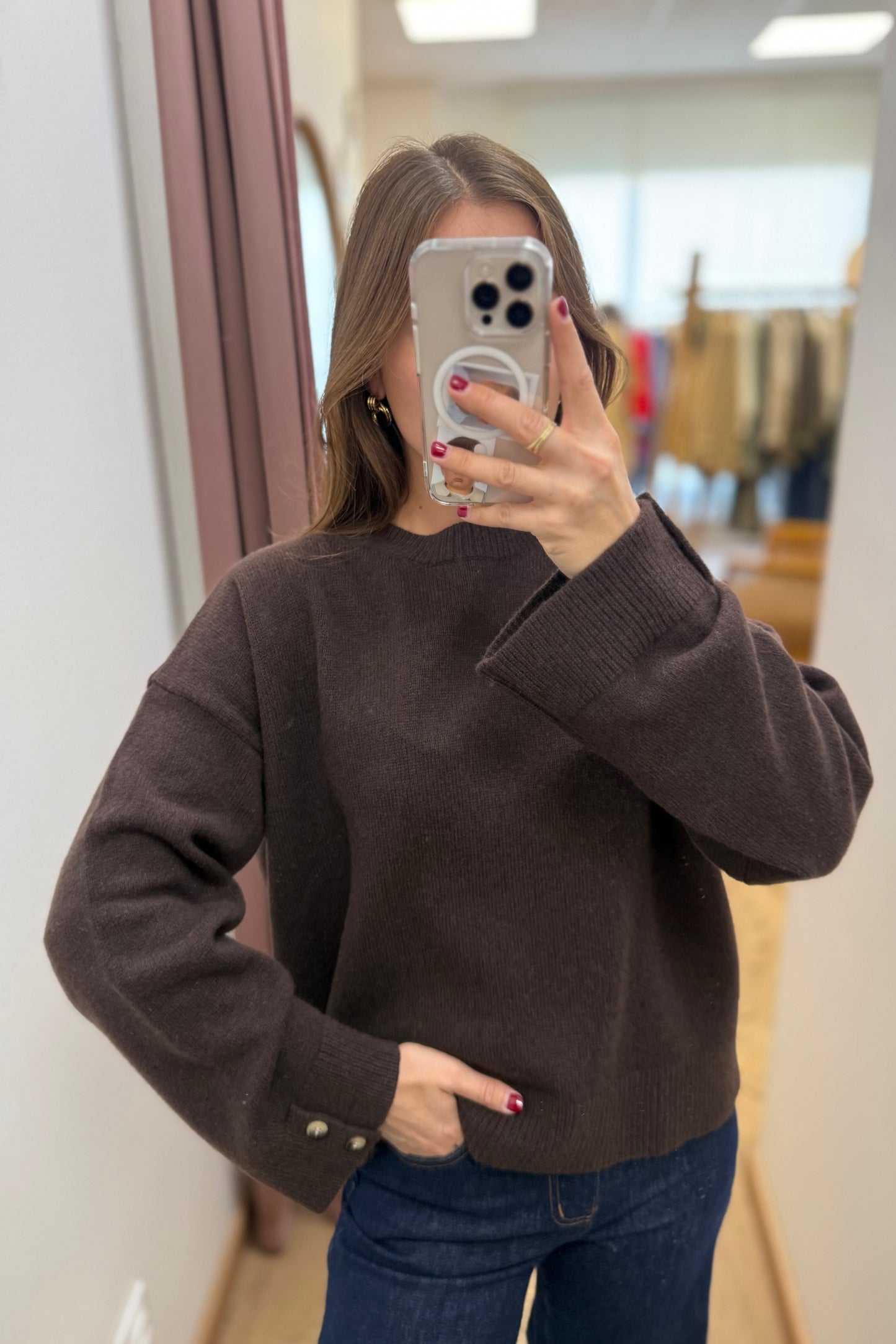 Pull Alban chocolat
