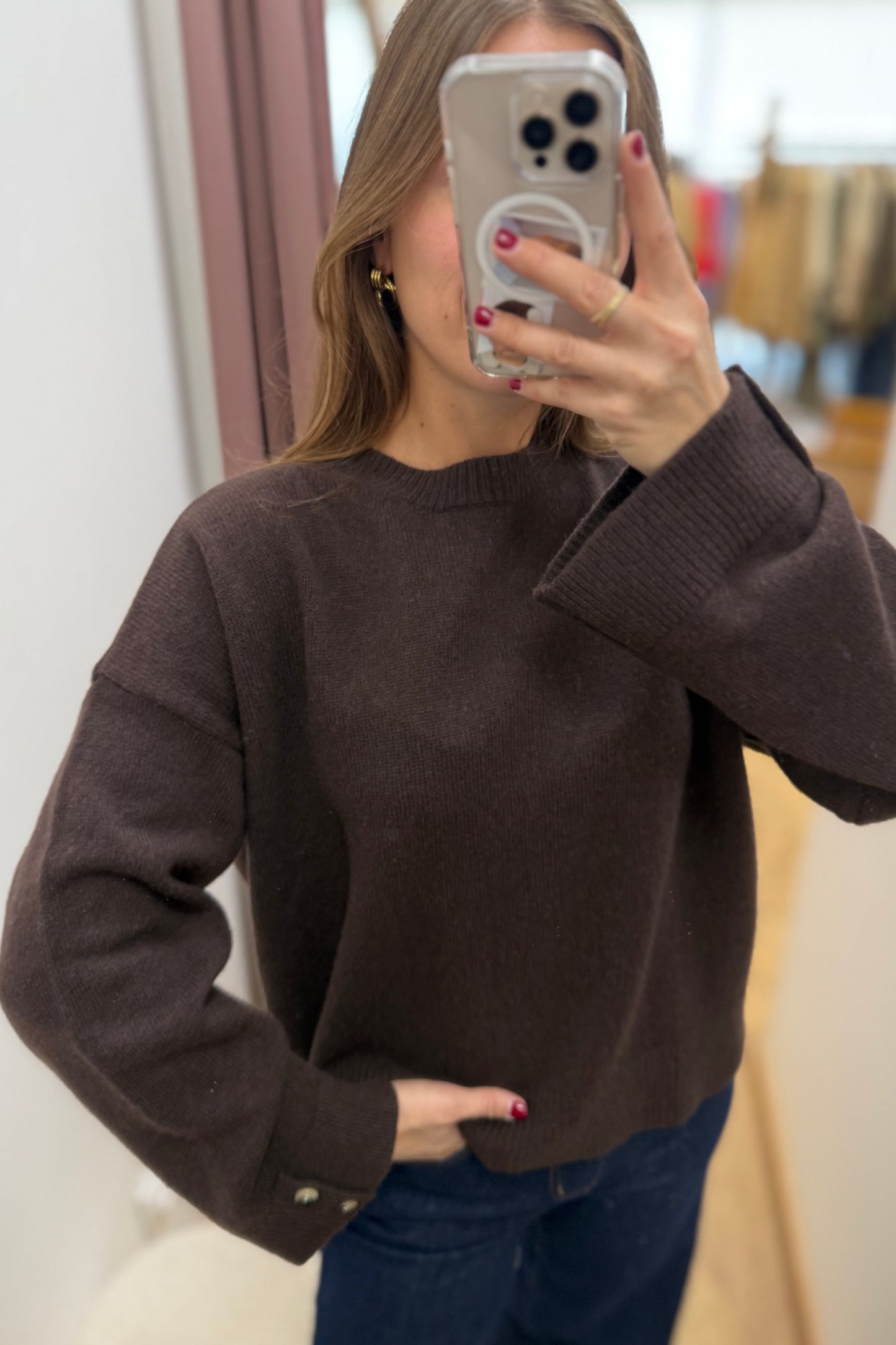 Pull Alban chocolat