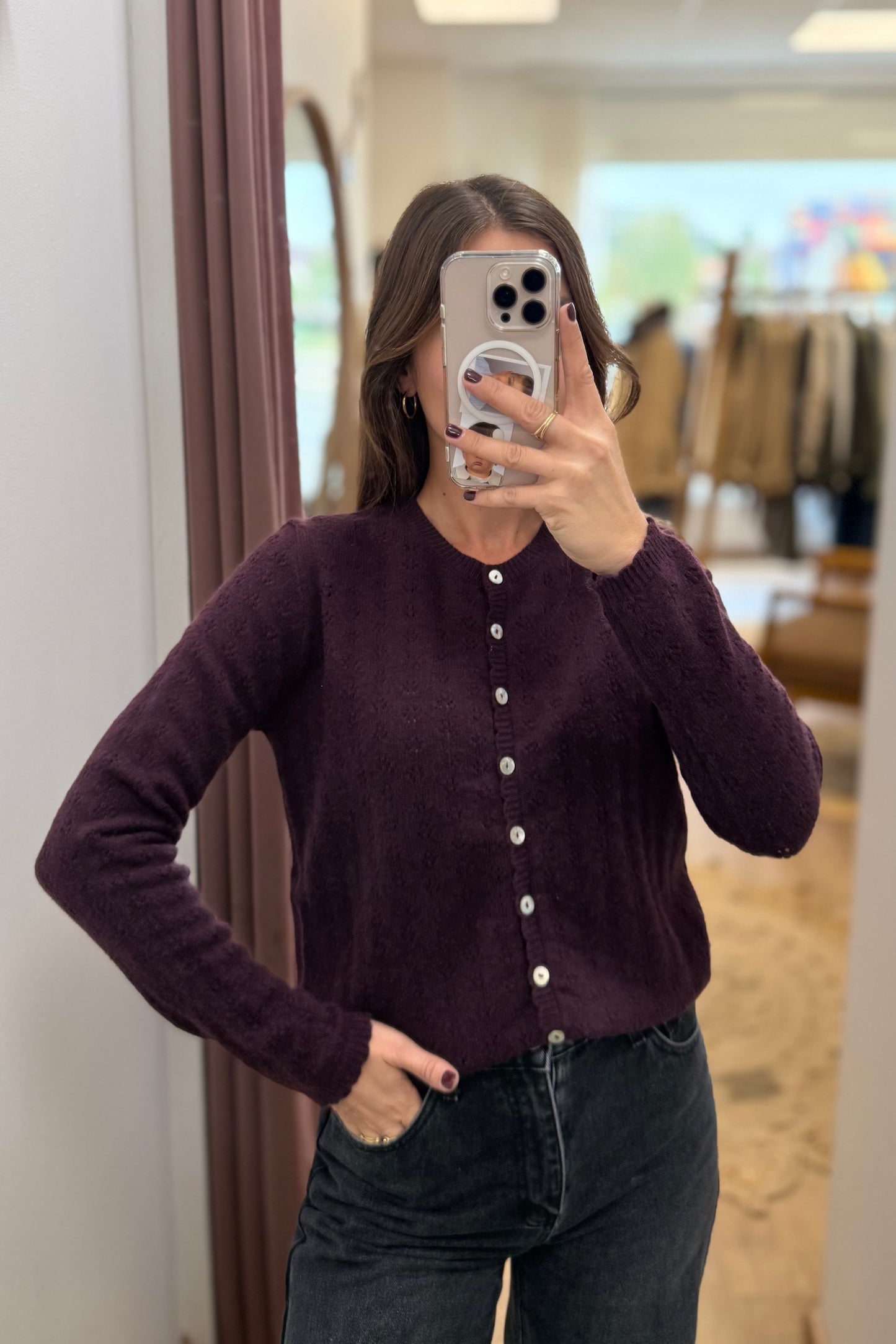 Gilet Albin violet