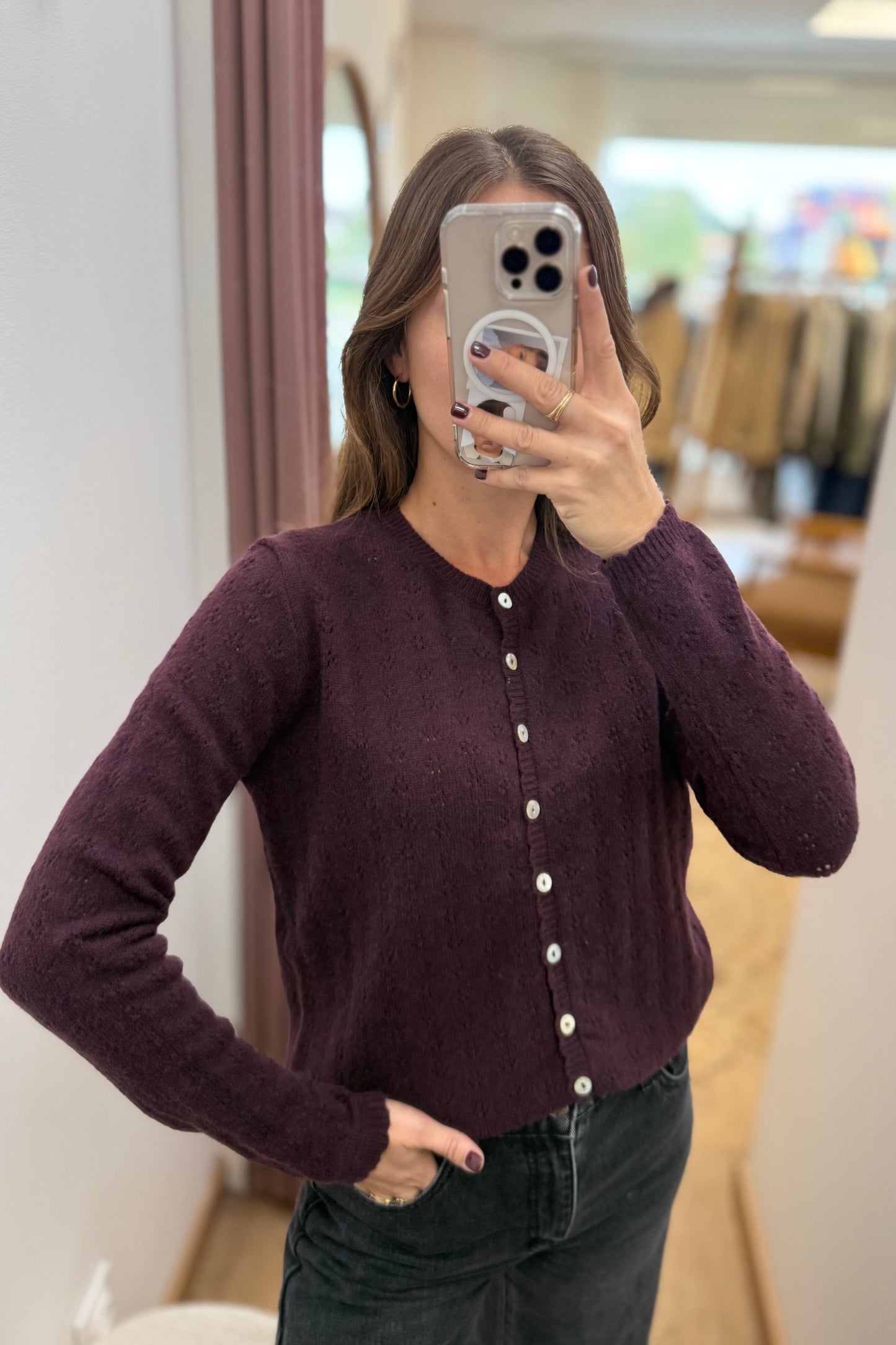 Gilet Albin violet