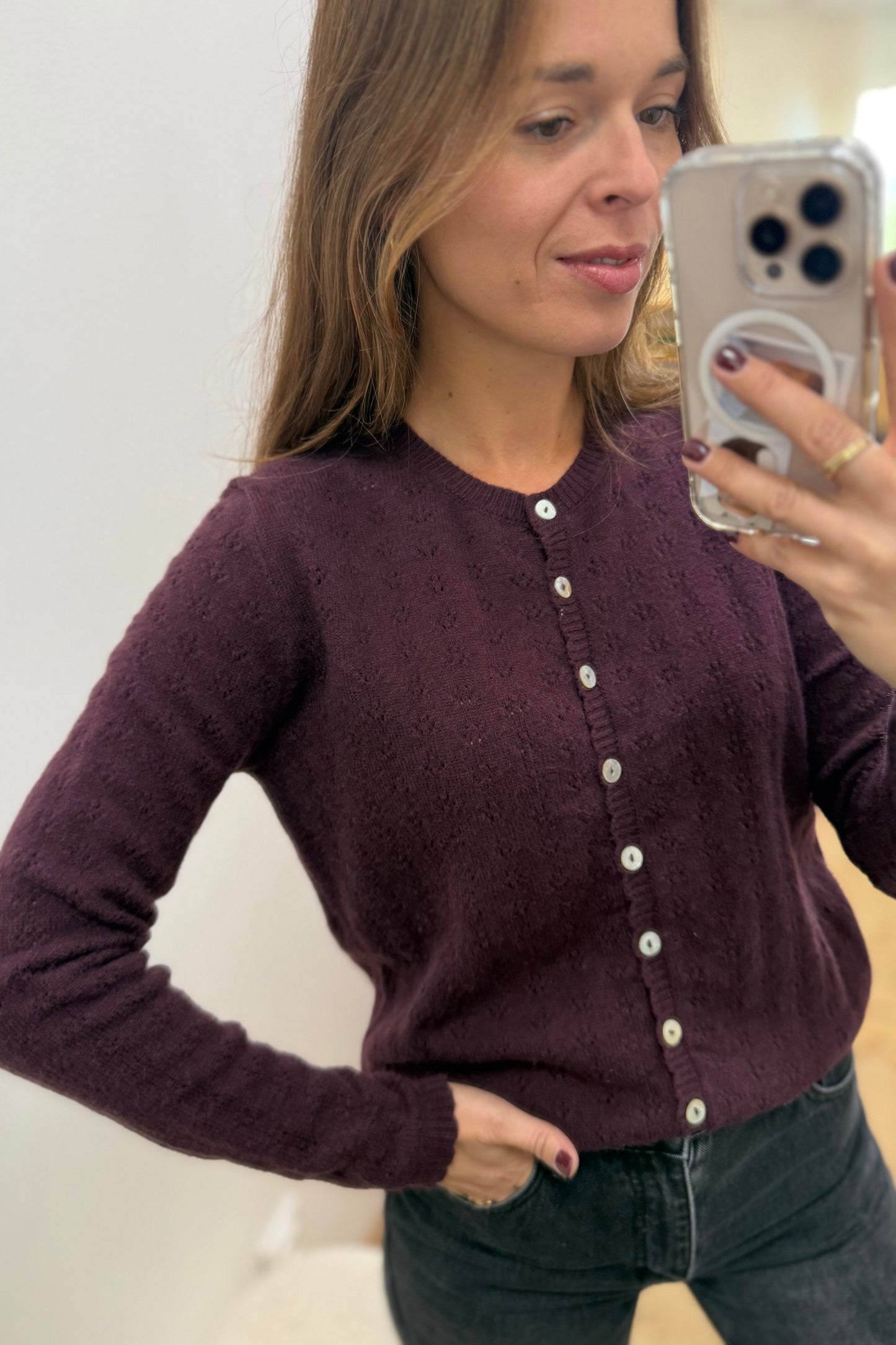 Gilet Albin violet