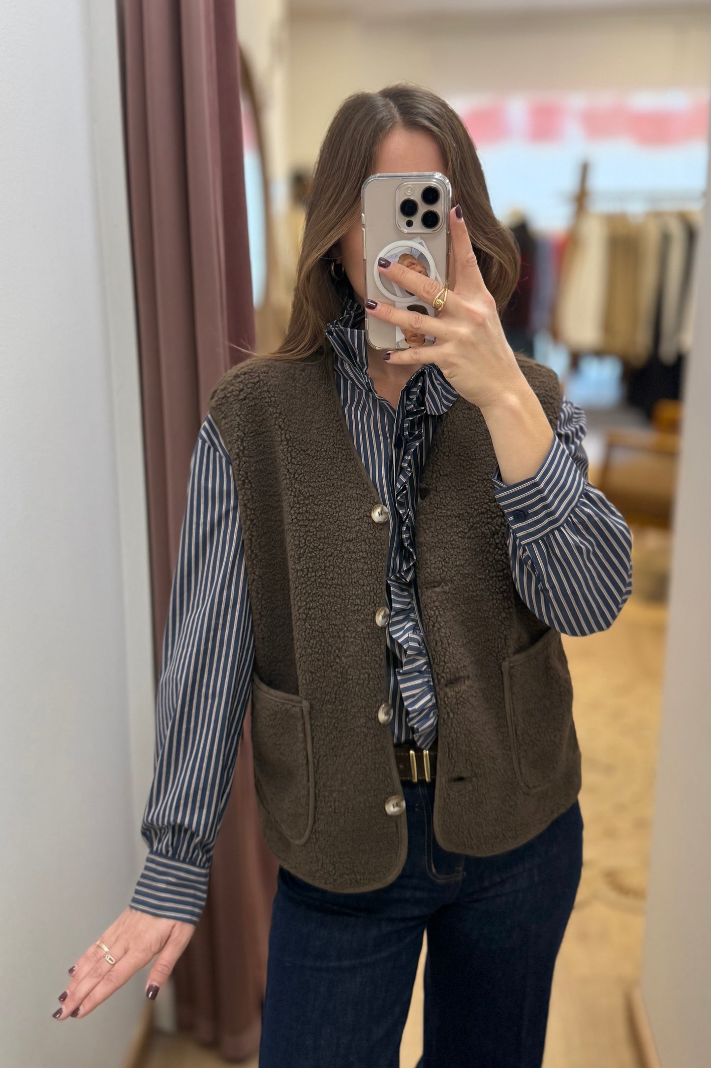 Gilet Gabriel chocolat