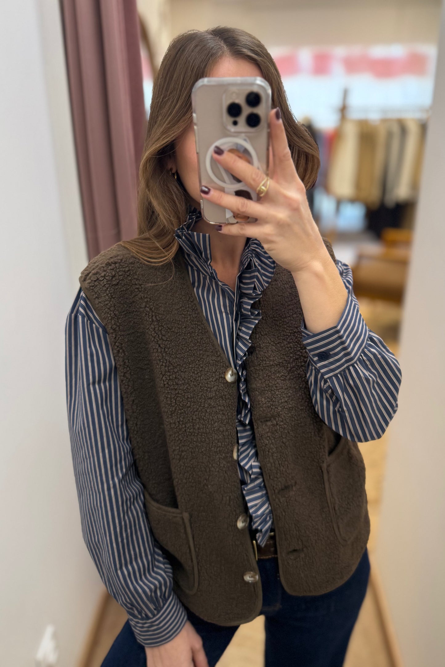 Gilet Gabriel chocolat