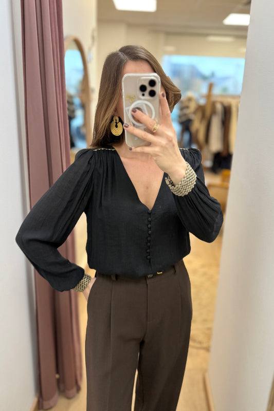 Blouse Iris noire