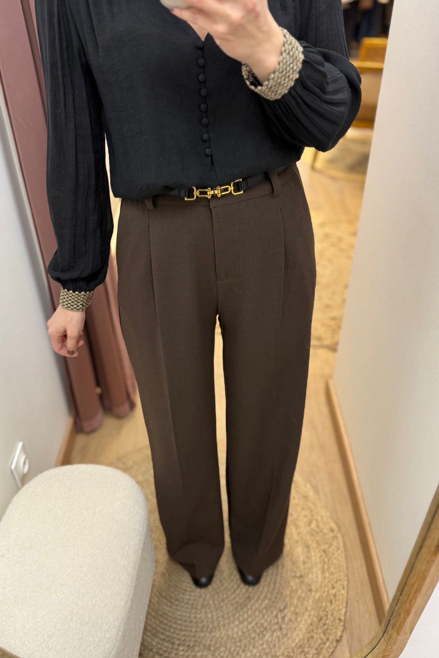 Pantalon William marron