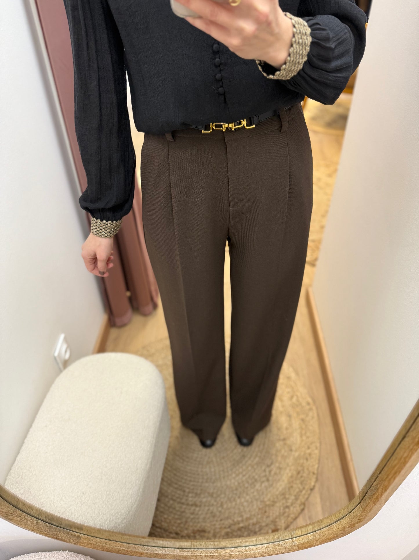 Pantalon William marron