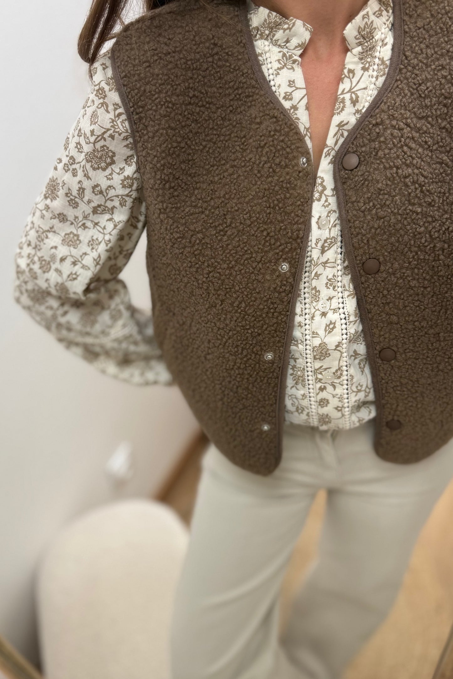 Gilet Corentin choco clair