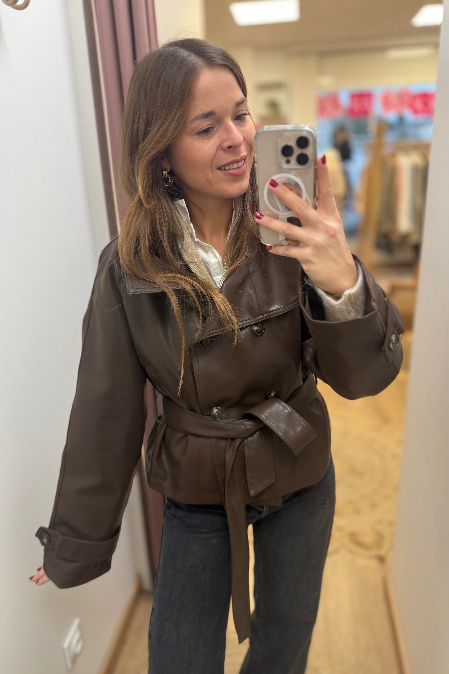 Veste Ania chocolat