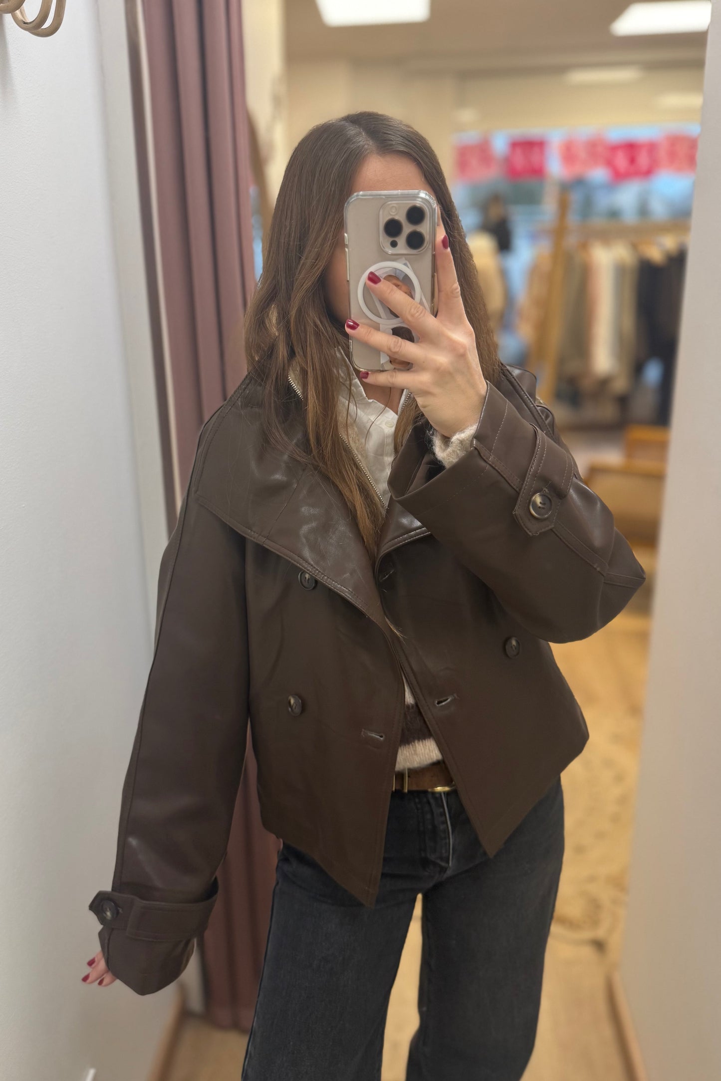 Veste Ania chocolat