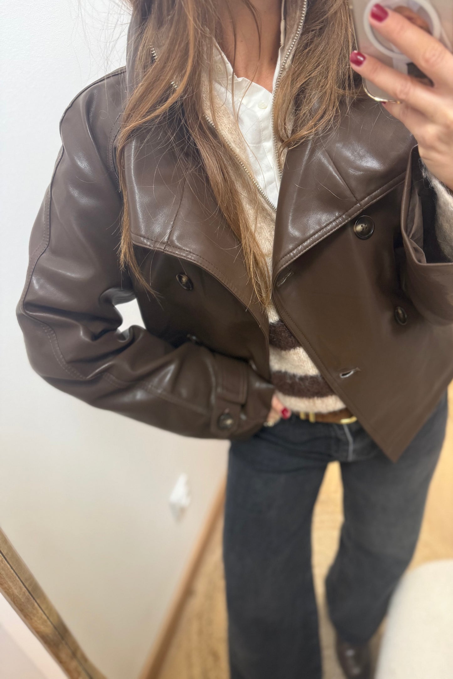 Veste Ania chocolat