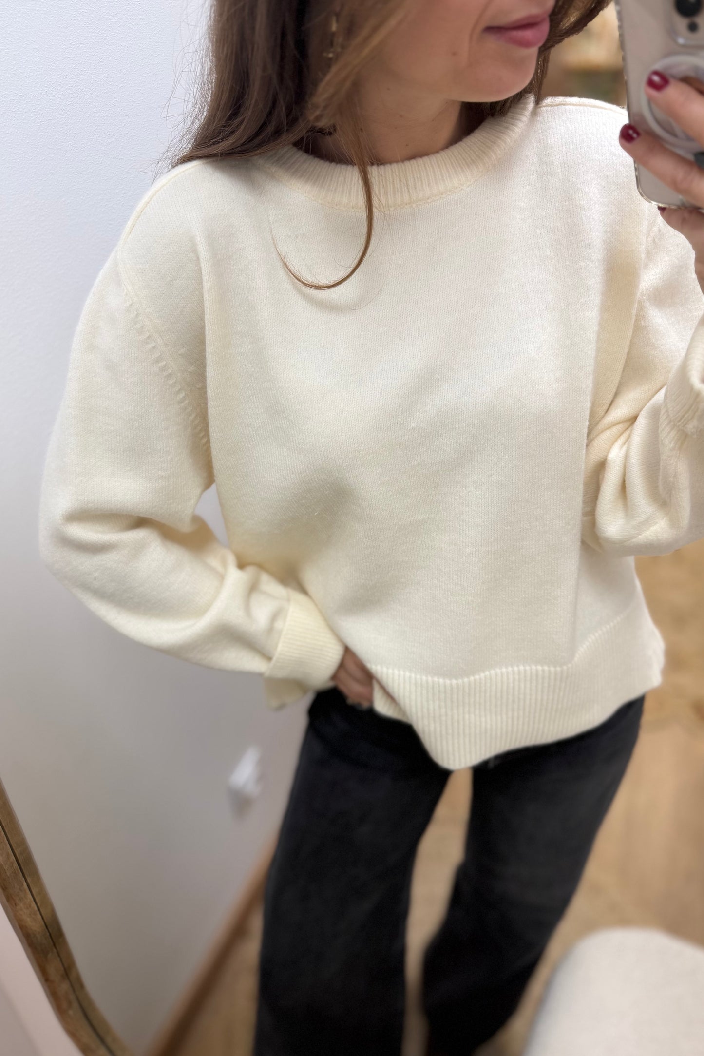 Pull Armand écru