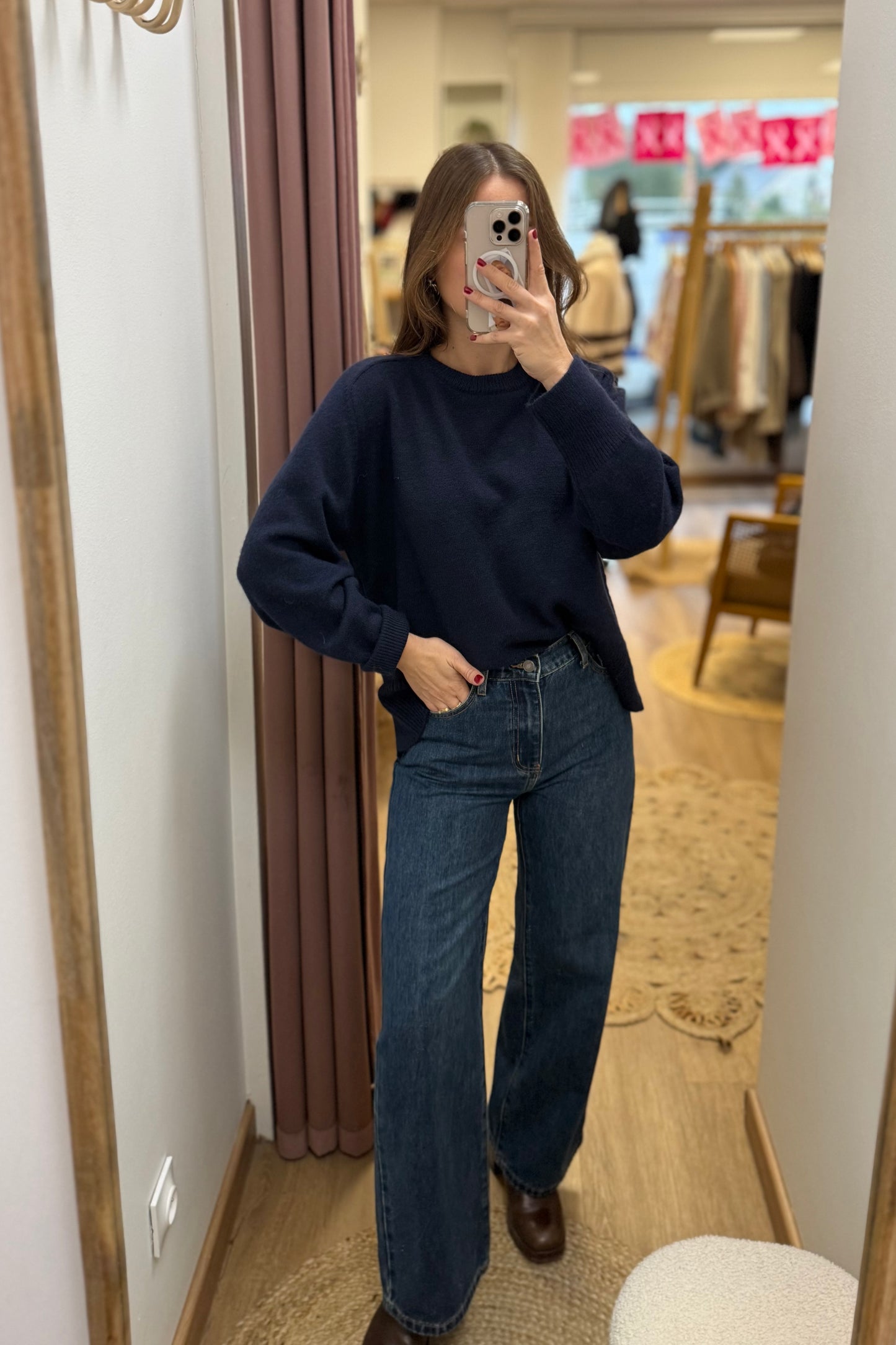 Pull Armand bleu marine