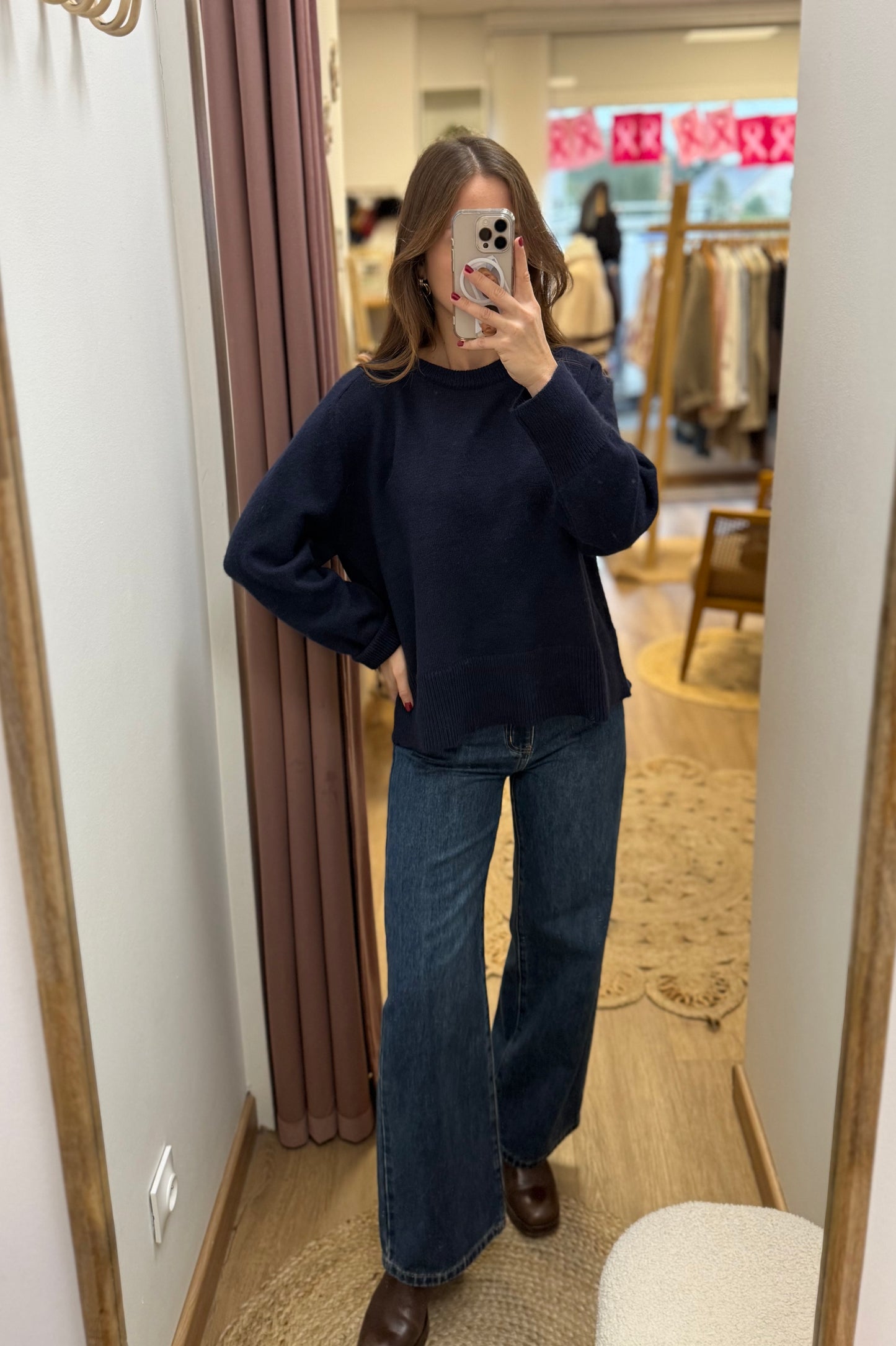 Pull Armand bleu marine
