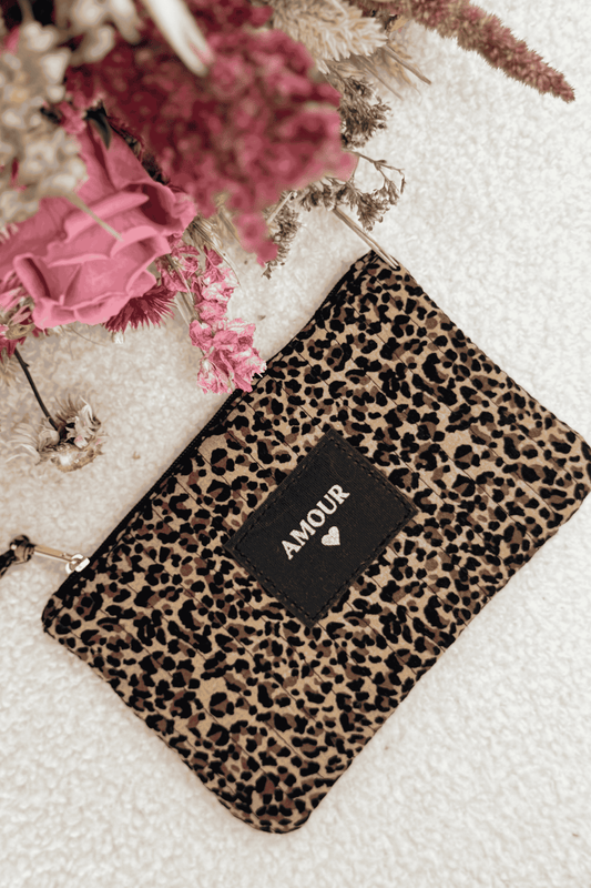 Pochette léopard AMOUR